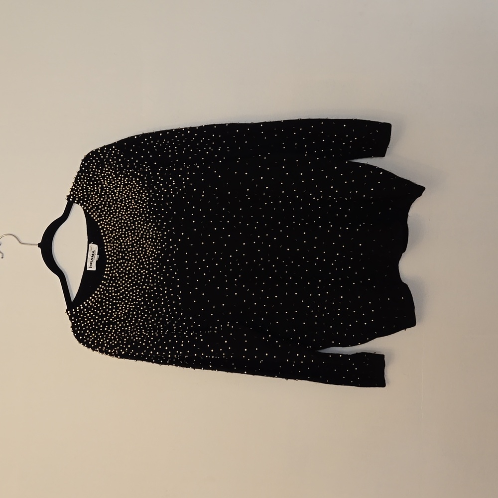 Vintage BRANA wool embellished sweater